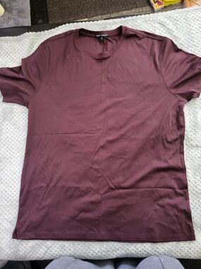 Robert Barakett Men's Crew Neck T-Shirt - Burgundy Xxl